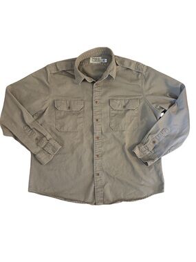 Polo by Ralph Lauren Safari Lightweight Button-Up Shirt - Beige